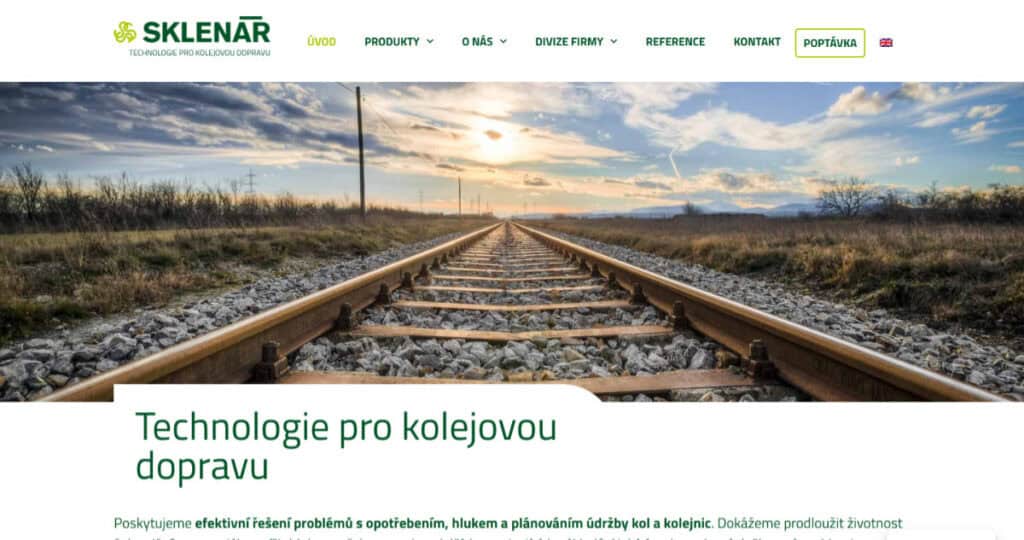 Sklenář s.r.o. – Technologie pro kolejovou dopravu